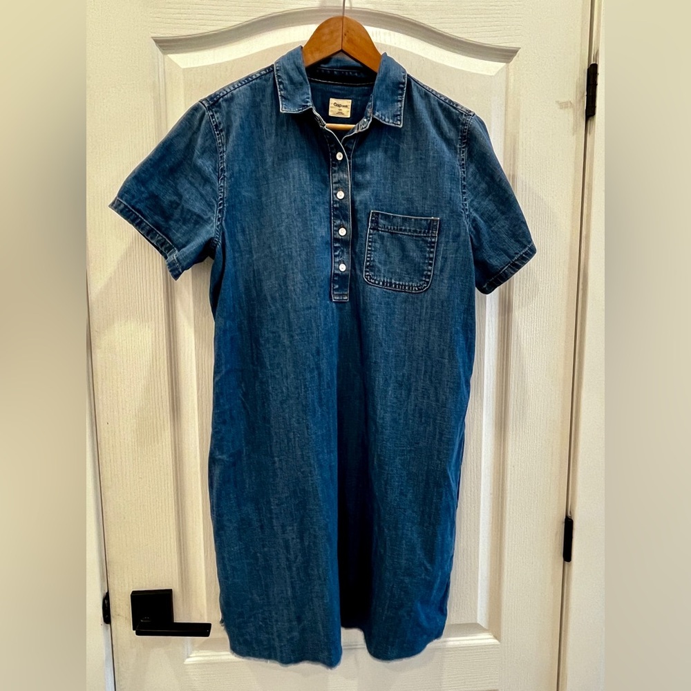 GAP Blue Denim Dress